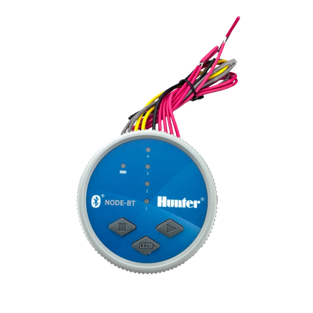 Автономный Bluetooth-контроллер Hunter NODE-BT-400 (4 зоны) управления поливом из смартфона