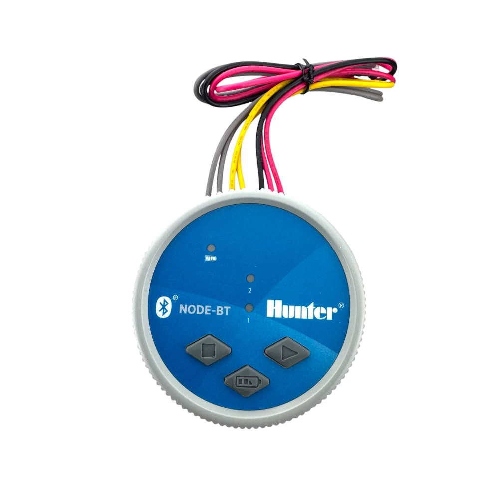 Автономний Bluetooth-контролер Hunter NODE-BT-200 (2 зони) керування поливом зі смартфона