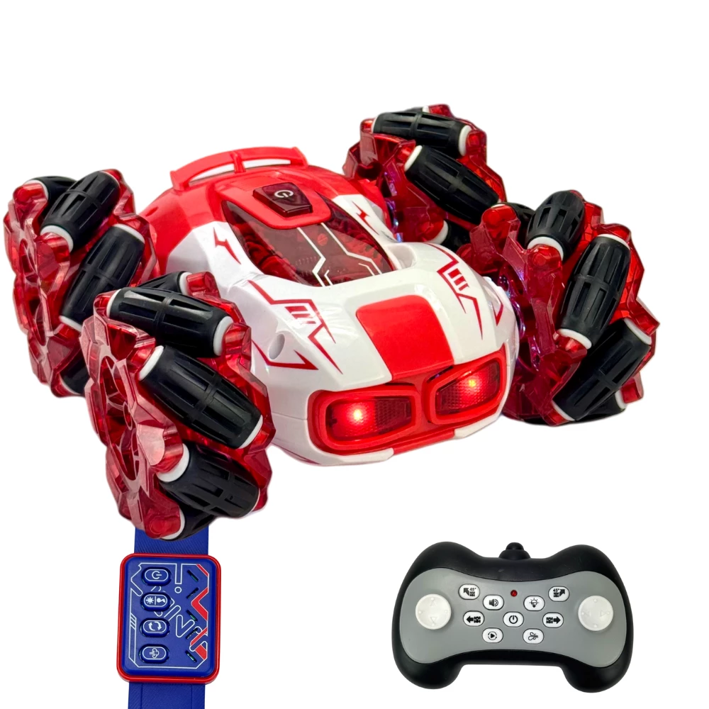 Трюкова радіокерована машинка Red Smoke Gesture Control