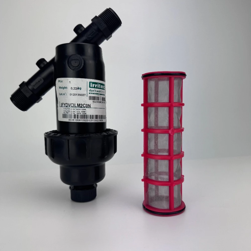 Купити Фільтр сітчастий Irritec 3/4" (5 м³/год) для крапельного поливу,тип "D" (Італія) – Фільтри для поливу в Україні, фото 7