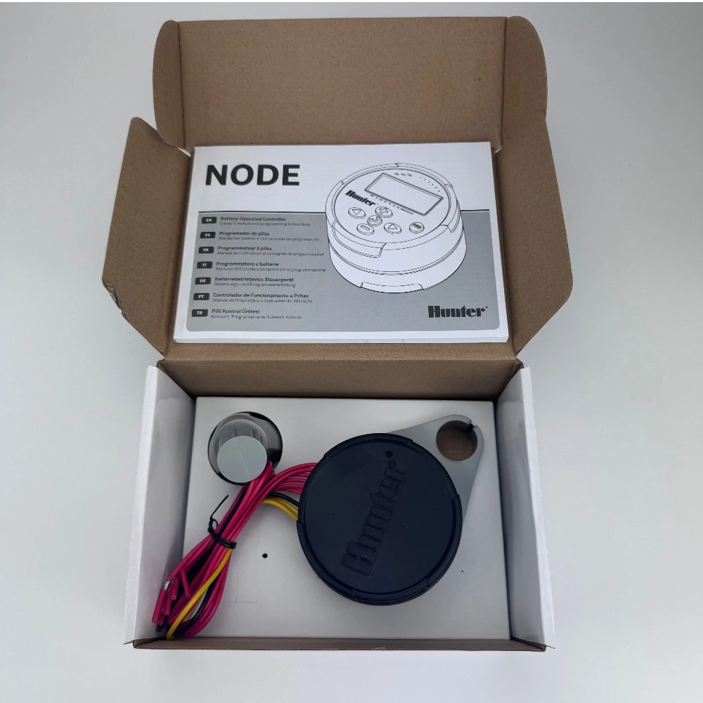 Купити Автономний контролер Hunter NODE-100-VALVE (в комплекті з клапаном 1") на батарейках 9В – Hunter, США, Контролери для автополиву Hunter в Україні, фото 2