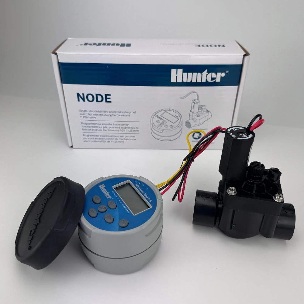 Купити Автономний контролер Hunter NODE-100-VALVE (в комплекті з клапаном 1") на батарейках 9В – Hunter, США, Контролери для автополиву Hunter в Україні, фото 4