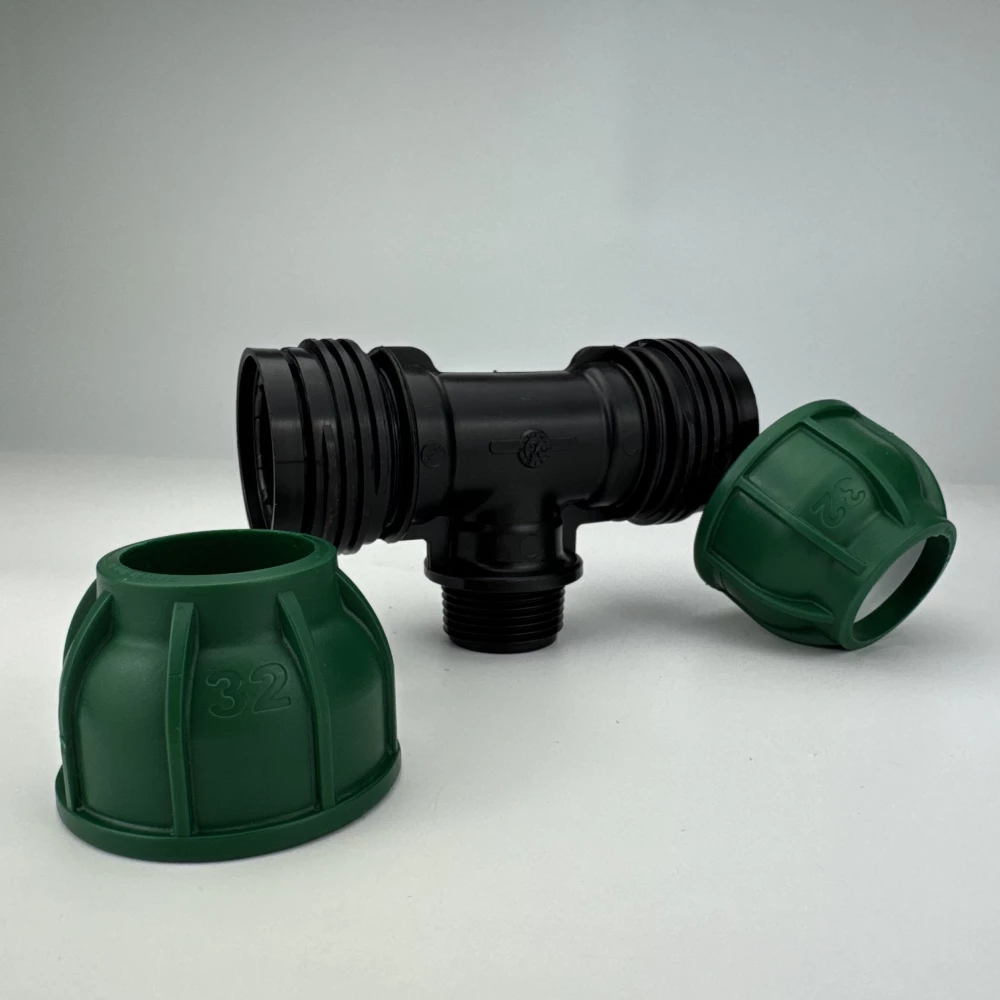 Купити Трійник компресійний Irritec 32×¾"×32 із зовнішньою різзю Італія – Трійники компресійні Irritec (Італія) в Україні, фото 9