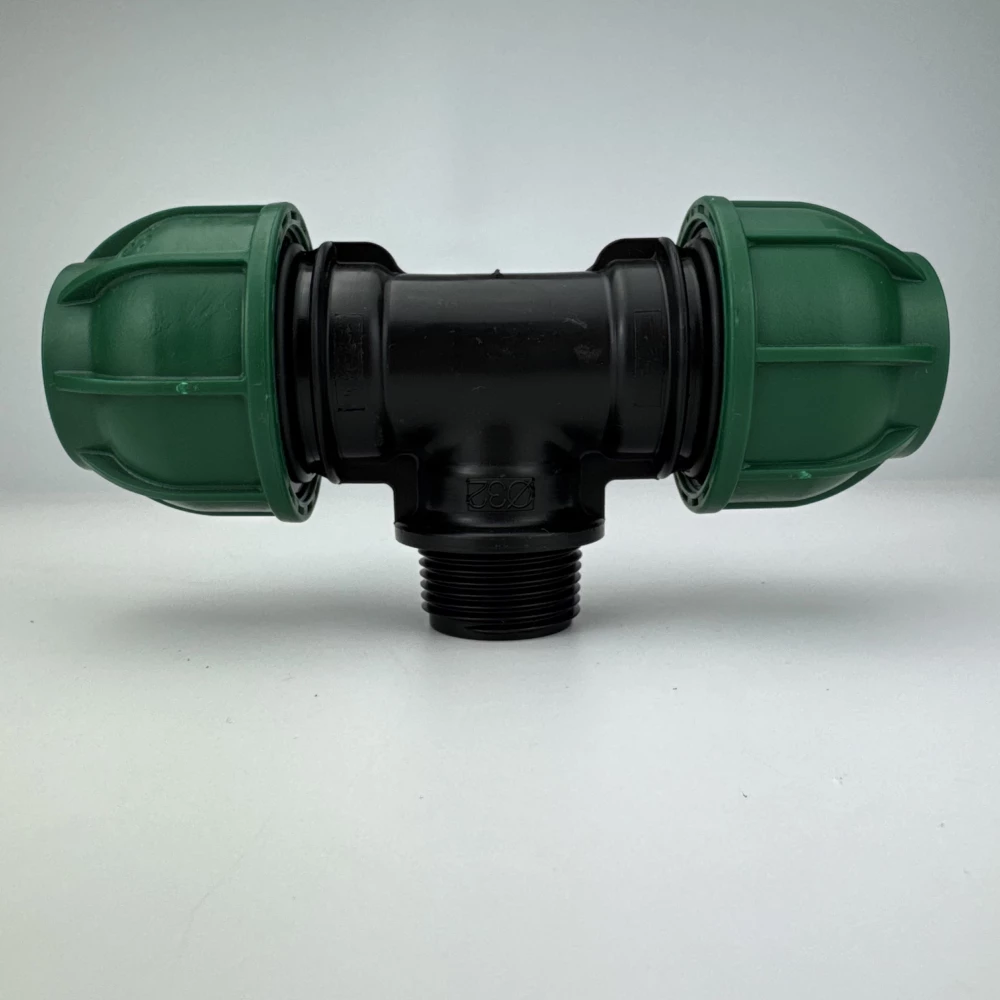 Купити Трійник компресійний Irritec 32×¾"×32 із зовнішньою різзю Італія – Трійники компресійні Irritec (Італія) в Україні, фото 2