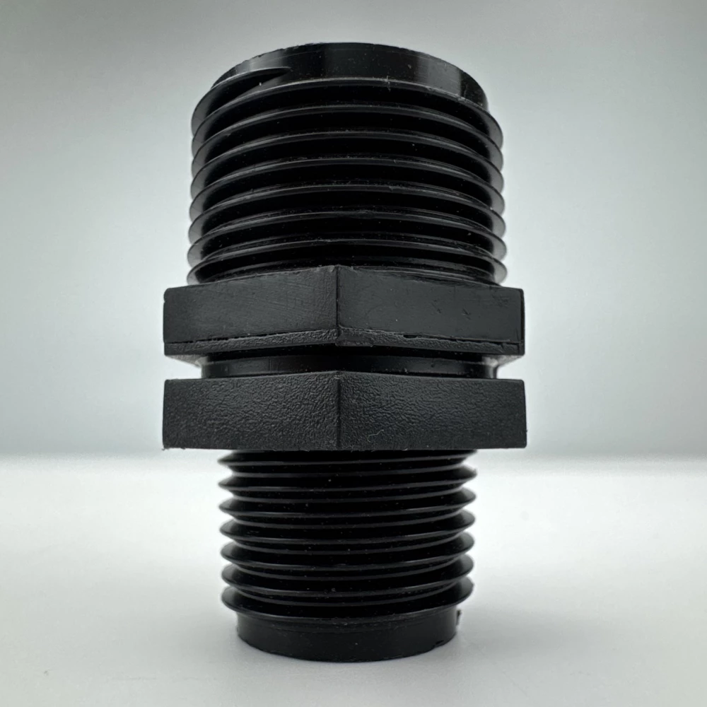 Купити Ніпель редукційний різьбовий пластикова Irritec 3/4" х 1/2" ЗР (зовнішня різьба) Італія – Різьбові фітинги для монтажу пластмасових трубопроводів в Україні, фото 3