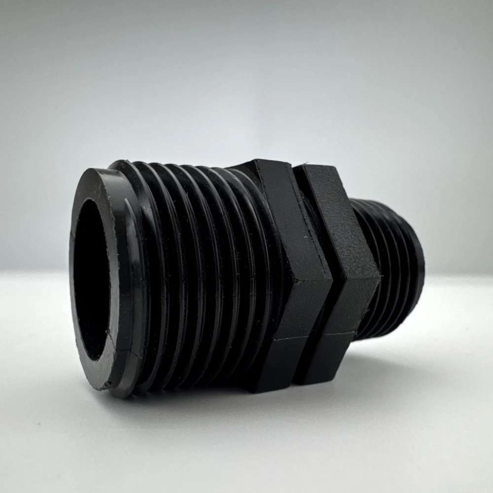 Купити Ніпель редукційний різьбовий пластикова Irritec 3/4" х 1/2" ЗР (зовнішня різьба) Італія – Різьбові фітинги для монтажу пластмасових трубопроводів в Україні, фото 7
