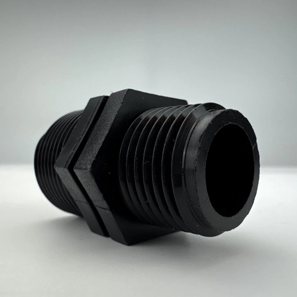 Купити Ніпель редукційний різьбовий пластикова Irritec 3/4" х 1/2" ЗР (зовнішня різьба) Італія – Різьбові фітинги для монтажу пластмасових трубопроводів в Україні, фото 6