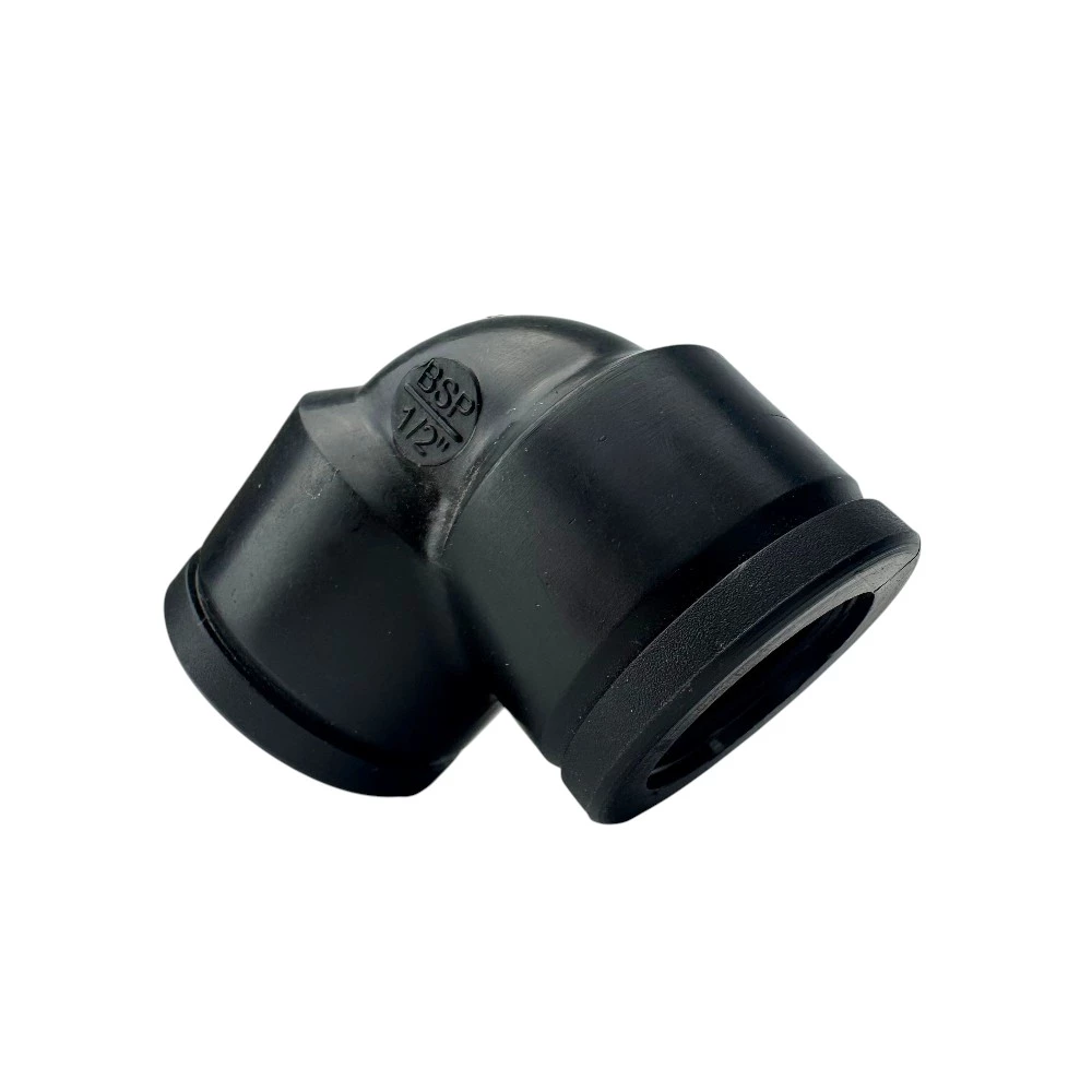Купити Коліно різьбове пластикове Irritec 1/2" ВР (внутрішня різьба) Італія – Різьбові фітинги для монтажу пластмасових трубопроводів в Україні