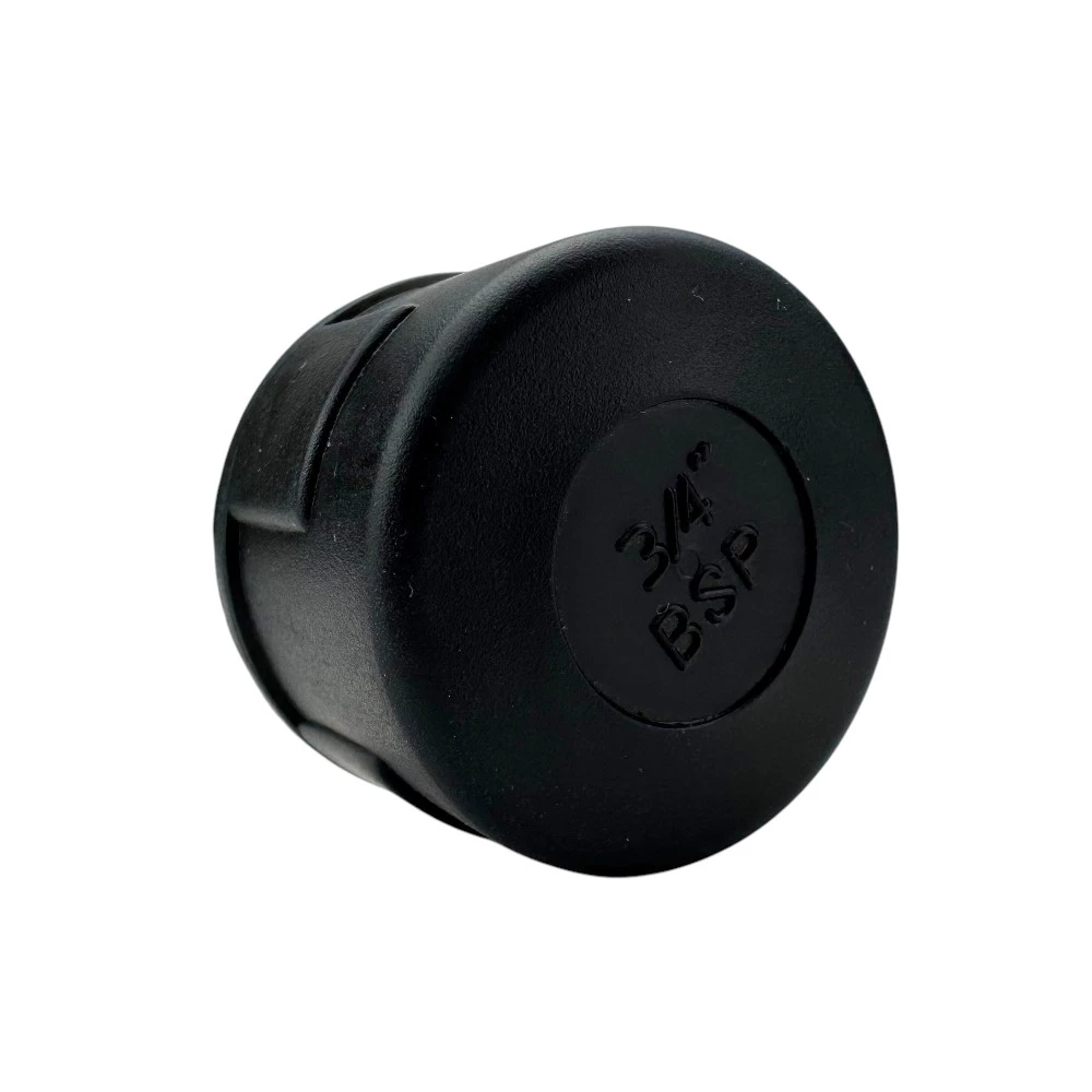 Купити Заглушка різьбова пластикова Irritec 3/4" ВР (внутрішня різьба) Італія – Різьбові фітинги для монтажу пластмасових трубопроводів в Україні