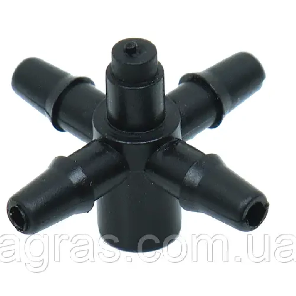 Стартер-разветвитель для микротрубки 3 мм на четыре выхода (адаптер)