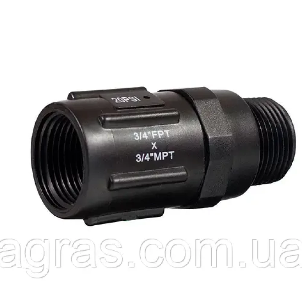 Редуктор понижения давления 1,03 бар (15 PSI) с внешней резьбой 3/4"